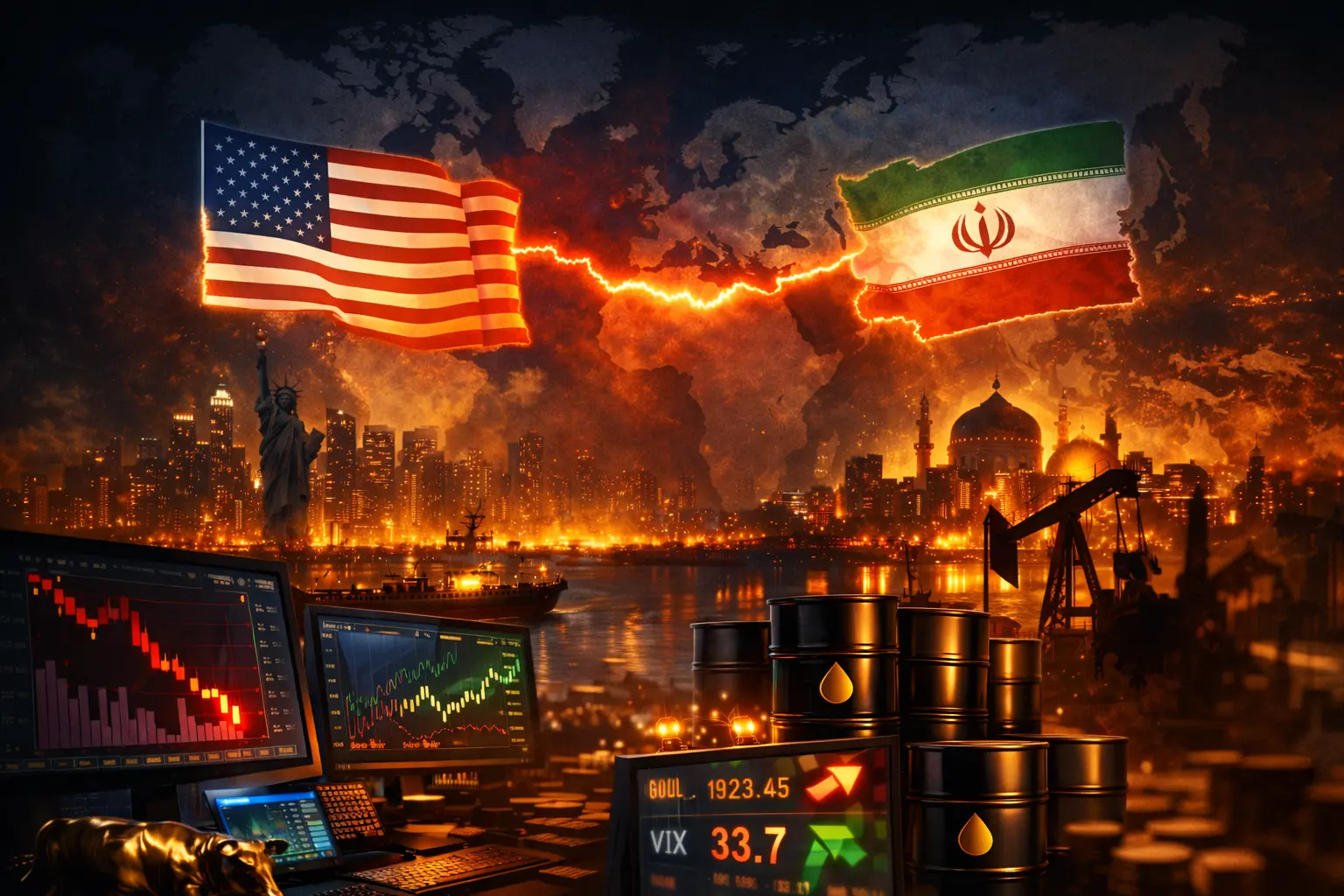 How Financial Markets Are Pricing the U.S.–Iran Conflict Risk