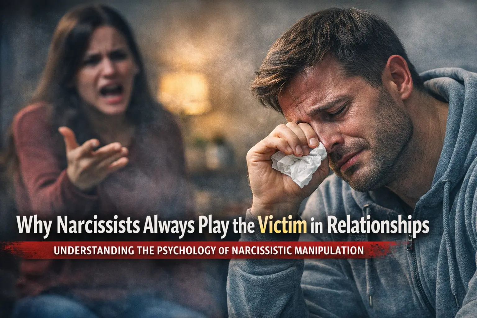 Why Narcissists Always Play the Victim in Relationships: Understanding the Psychology of Narcissistic Manipulation